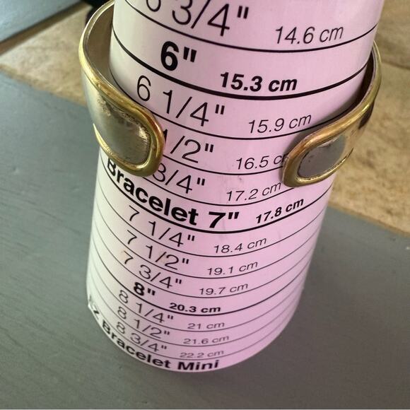 Mexico Sterling Silver Two Tone Star Cuff Bracelet - Picture 6 of 13